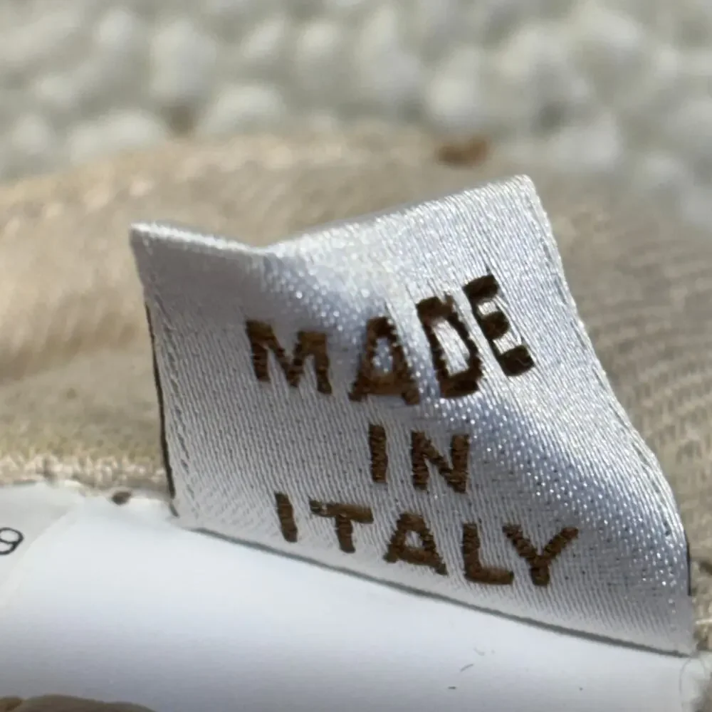 Brunello Cucinelli Pants 30 x 27 Beige Carpenter Straight Linen Blend Italy Made